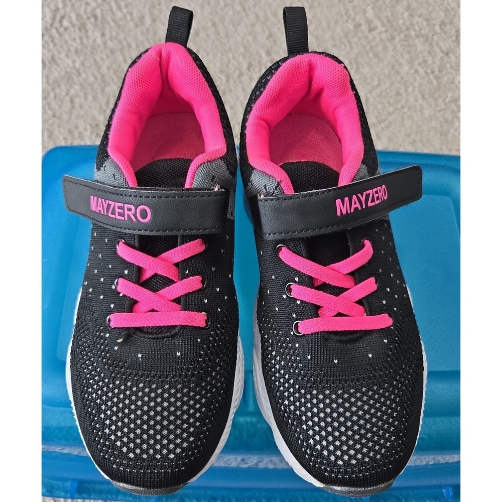 Mayzero. Girls Sneakers Size 35 (5) Black‎ & Pink